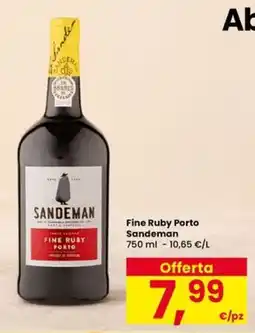 Eurospar Fine Ruby Porto Sandeman offerta