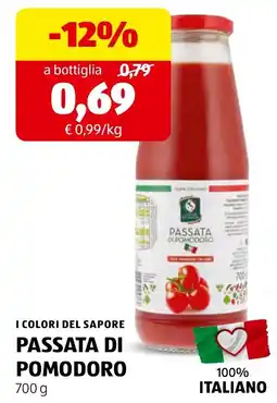 ALDI I colori del sapore passata di pomodoro offerta