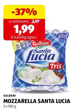 ALDI Mozzarella Santa Lucia offerta