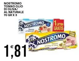 Vantaggio Cash&Carry Nostromo Tonno al Naturale offerta