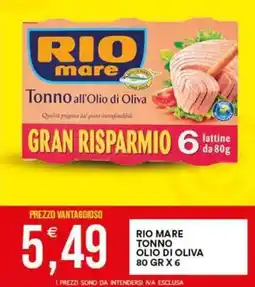 Vantaggio Cash&Carry Rio mare tonno all'olio di oliva offerta