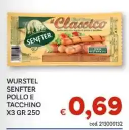 Vivo Supermercati Wurstel Senfter pollo e tacchino offerta