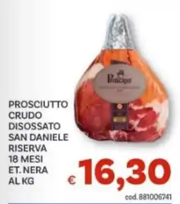 Vivo Supermercati Prosciutto crudo disossato san daniele riserva principe offerta
