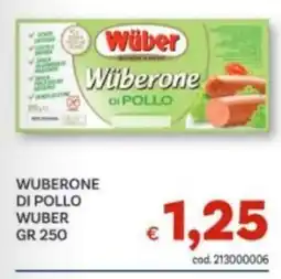 Vivo Supermercati Wüberone di pollo Wüber offerta