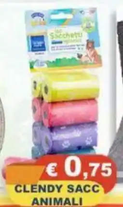 Magazzini del Risparmio Clendy Sacc Animali offerta