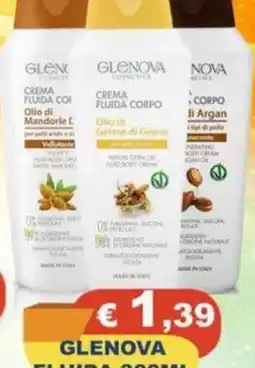 Magazzini del Risparmio Crema fluida corpo Glenova offerta