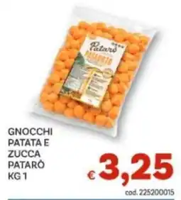 Vivo Supermercati Gnocchi patata e zucca Patarò offerta