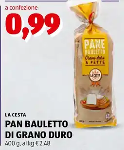 ALDI Pan bauletto di grano duro offerta