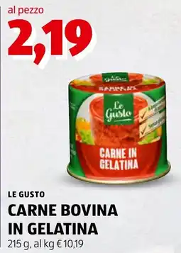 ALDI Le Gusto carne bovina in gelatina offerta
