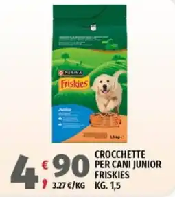 Vivo Supermercati Crocchette per cani junior Friskies offerta