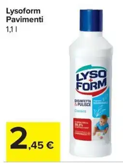 Carrefour Express Lysoform Pavimenti offerta