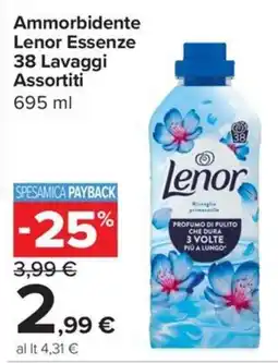Carrefour Express Ammorbidente Lenor Essenze offerta