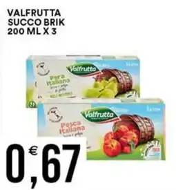 Vantaggio Cash&Carry Valfrutta succo brik offerta