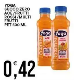 Vantaggio Cash&Carry Yoga succo zero ace/frutti rossi/multi frutti offerta