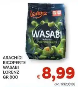 Vivo Supermercati Arachidi ricoperte wasabi Lorenz offerta