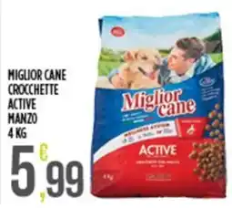 Euroesse Miglior cane crocchette active manzo offerta