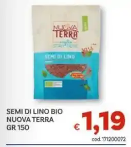 Vivo Supermercati Semi di lino bio Nuova Terra offerta