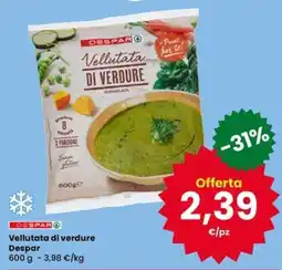 Eurospar Vellutata di verdure Despar offerta