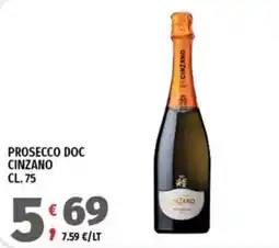 Vivo Supermercati Prosecco Doc Cinzano offerta