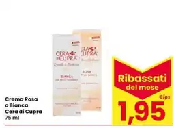 Eurospar Crema Rosa o Bianca Cera di Cupra offerta