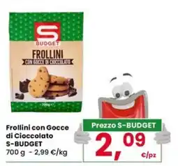 Eurospar Frollini con Gocce di Cioccolato S-BUDGET offerta