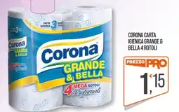 Cash pro Corona carta igienica grande & bella offerta