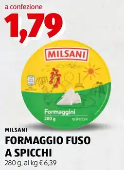 ALDI Milsani Formaggio Fuso a Spicchi offerta