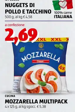 ALDI Mozzarella multipack offerta