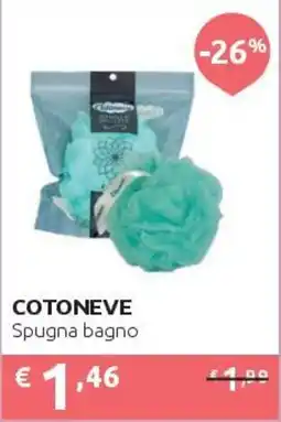 PiùMe Cotoneve Spugna bagno offerta