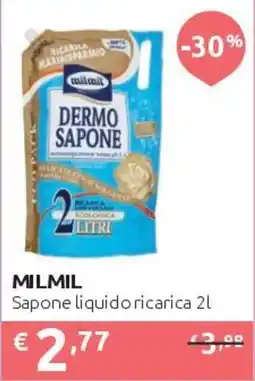 PiùMe Milmil Sapone liquido ricarica offerta