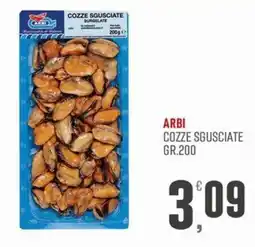 Marketpiù Arbi cozze sgusciate offerta