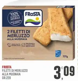 Marketpiù Frosta filetti di merluzzo alla mugnaia offerta