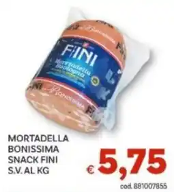 Vivo Supermercati Mortadella Bonissima Snack Fini offerta