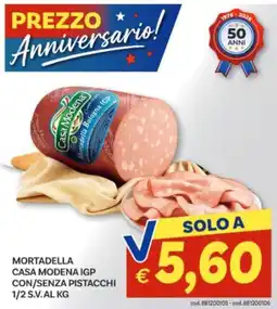 Vivo Supermercati Mortadella Casa Modena IGP offerta