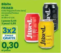 Prix Quality Bibite FRISED offerta