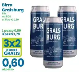 Prix Quality Birra Gralsburg offerta