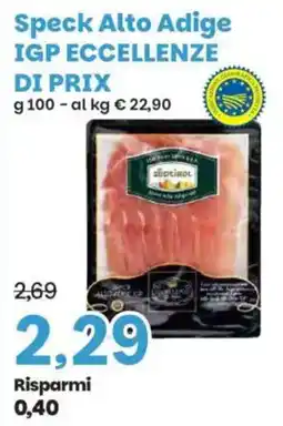 Prix Quality Speck Alto Adige IGP Eccellenze di Prix offerta