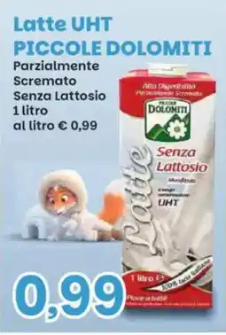 Prix Quality Latte UHT Piccole Dolomiti Senza Lattosio offerta