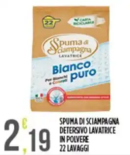 Euroesse Spuma di sciampagna detersivo lavatrice offerta