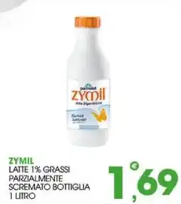 Rosa Cash Zymil latte 1% grassi parzialmente scremato offerta