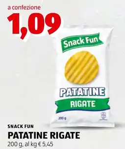 ALDI Snack Fun Patatine Rigate offerta