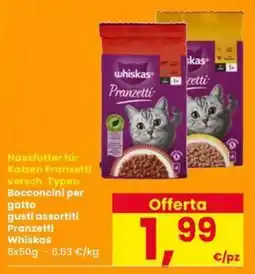 Interspar Nassfutter für Katzen Pranzetti offerta