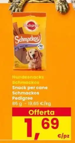 Interspar Schmackos Pedigree offerta
