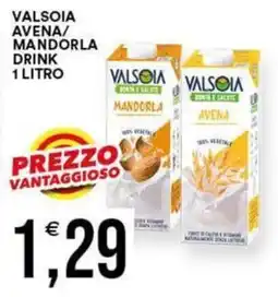 Vantaggio Cash&Carry Valsoia avena/mandorla drink offerta