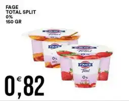 Vantaggio Cash&Carry Fage Total Split 0% offerta