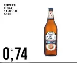 Vantaggio Cash&Carry Birra 3 Luppoli Poretti offerta