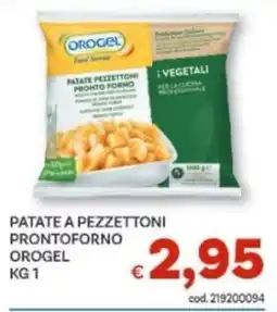 Vivo Supermercati Patate a pezzetttoni pronto forno Orogel offerta