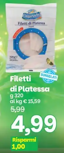Prix Quality Filetti di Platessa Cinque Stelle offerta