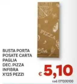 Vivo Supermercati Busta porta posate carta paglia dec. pizza infibra offerta