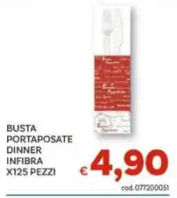 Vivo Supermercati Busta porta posate dinner infibra offerta